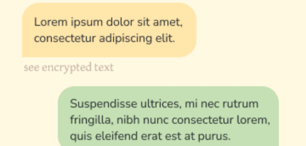 cryptography mobile chat app